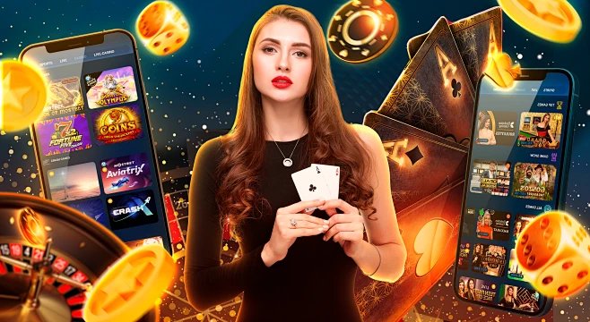 Meja permainan Three Card Poker dengan dealer live